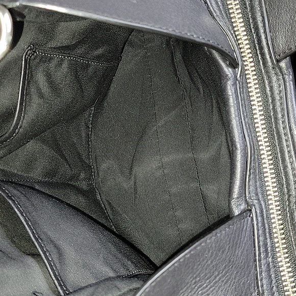 Coach Lexy Signature Black /Gray Shoulder Bag F57612 - Picture 10 of 13